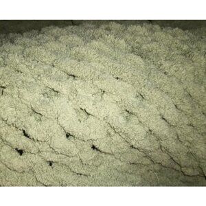 Knit Blanket Throw Thick Soft Yarn Chunky Throw 30x40 Handmade Chenille Cable
